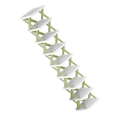 9Tier Narrow Entryway Shoe Rack Plastic Vertical Shoe Organizer Space Saving Free Standing Shoes Storage Shelf Closet Hallway - Discount Msrp 