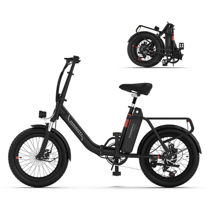 INVANTI EB11 Electric Bike 500W Folding Bike 48V 10.4AH 7S Shimano Electric Bicycle - Discount Msrp 
