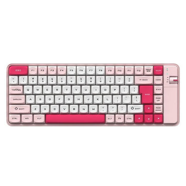 QW06 Office Entertainment Dual Mode Color Keyboard and Mouse Set Wireless Bluetooth Universal Keyboard Girls High-Value Set - Discount Msrp 
