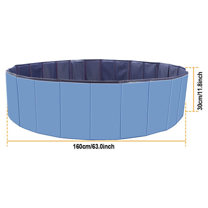Foldable Pet Swimming Pool PVC Kiddie Baby Dog Swim Pool Bathing Tub Playmat Kids Pools - Discount Msrp 