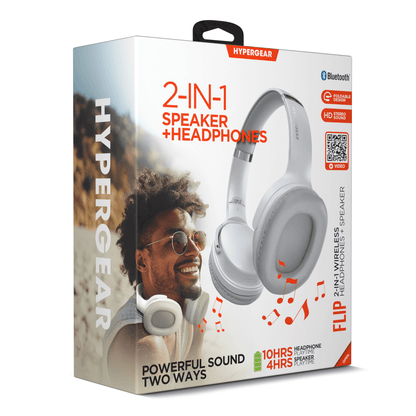 HyperGear Flip 2-in-1 Headphones Plus Speaker - Discount Msrp 