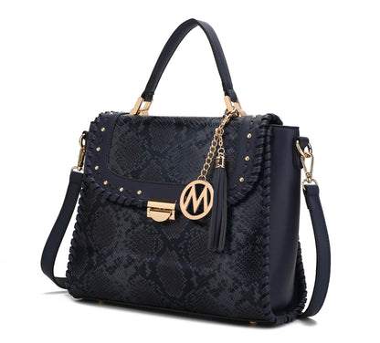 MKF Collection Lilli Satchel Handbag Women by Mia k - Discount Msrp 