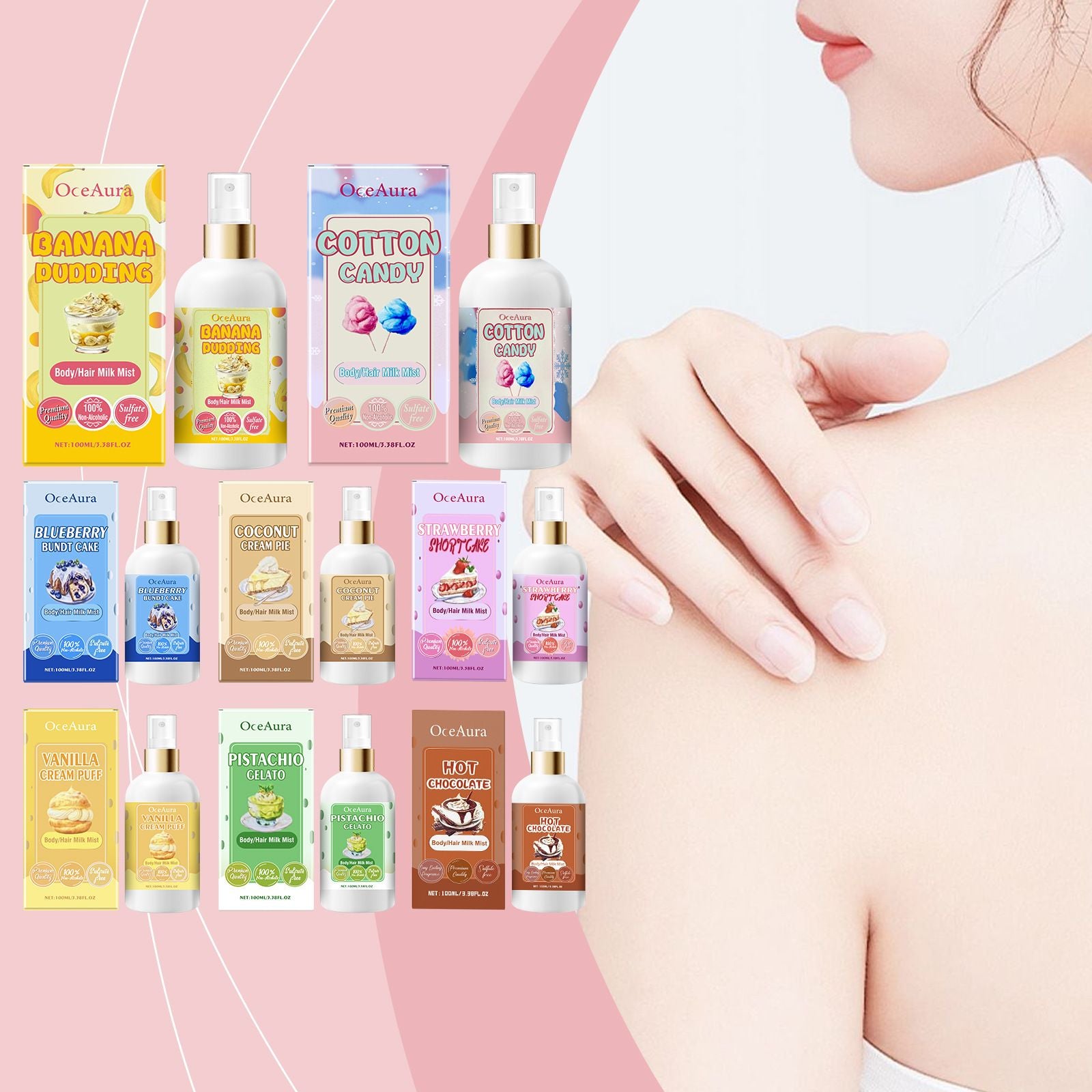 Body Moisturizing Spray Moisturizing hydrating and refreshing all-over hair care spray - Discount Msrp 