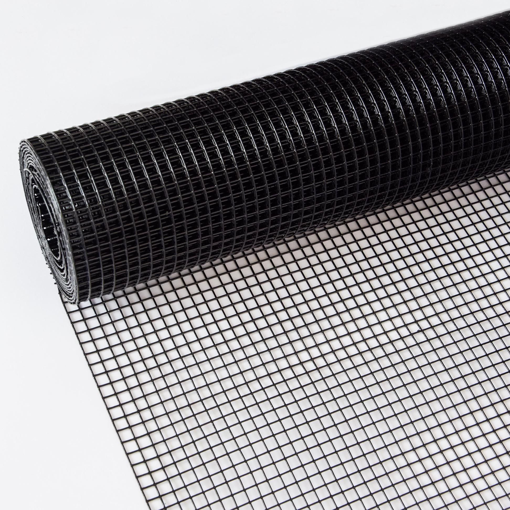 36 inch×50 ft Black Vinyl Coated Hardware Cloth 19 Gauge 1/4 inch Black PVC Hardware Cloth, Black Welded Wire Fence Supports Poultry-Netting Cage-Home Improvement and Chicken Coop - Discount Msrp 