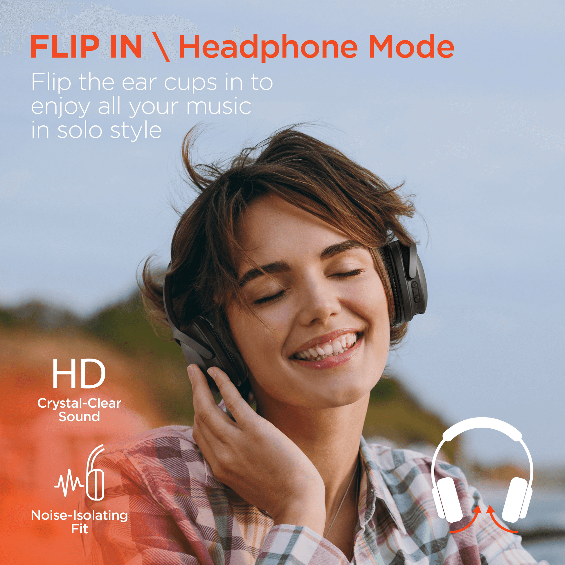 HyperGear Flip 2-in-1 Headphones Plus Speaker - Discount Msrp 