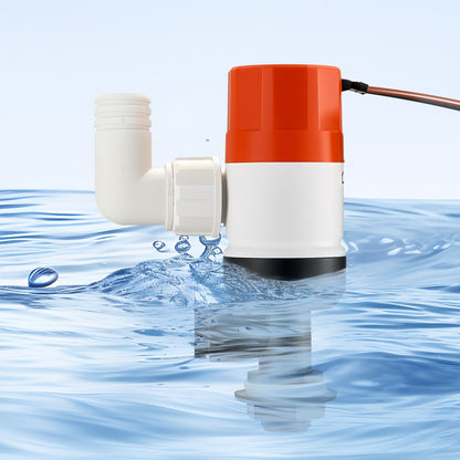 Livewell Pump for Boat 12V 800 GPH Livewell Aerator Pump Straight 2 Inlets - Discount Msrp 
