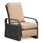 Outdoor Recliner Chair; Automatic Adjustable Wicker Lounge Recliner Chair with 5.12'' Thicken Cushion - Discount Msrp 