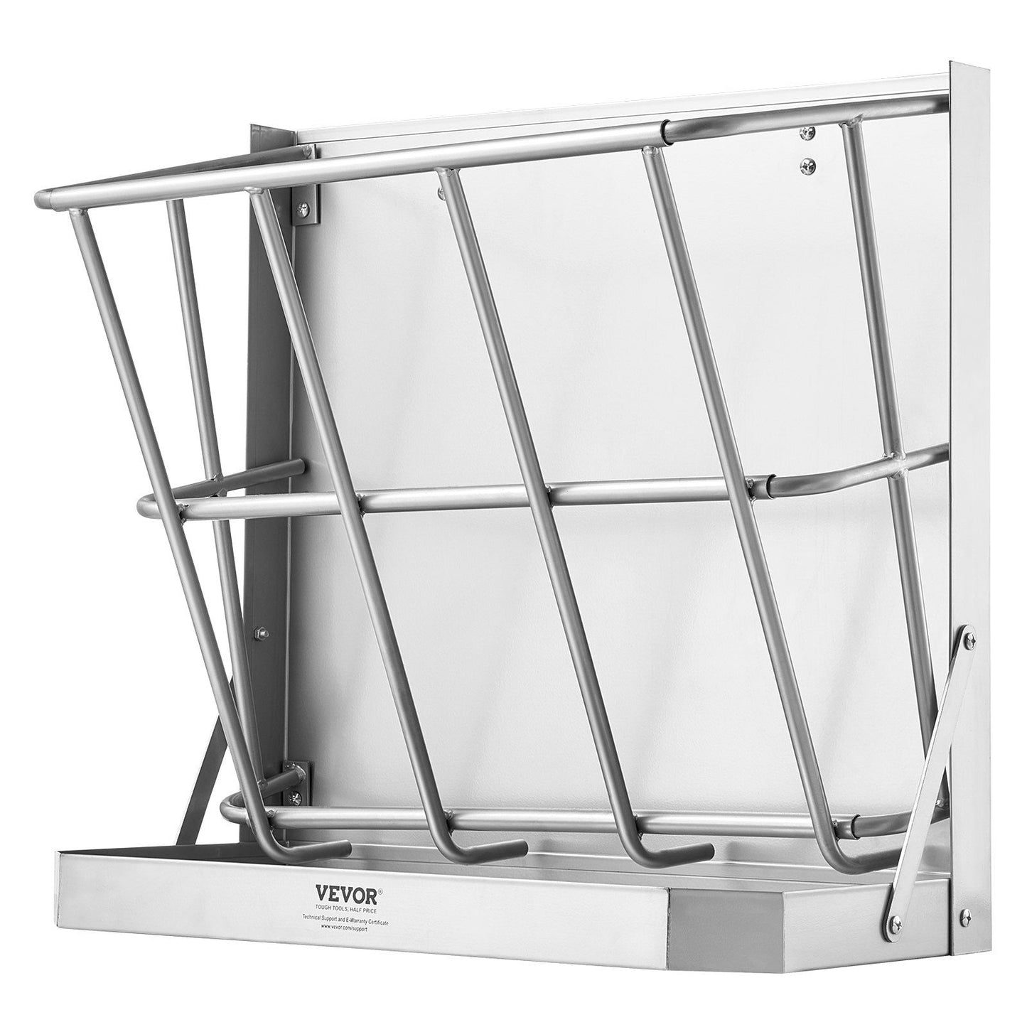VEVOR Wall Mounted Goat Hay Feeder 2 in 1 Hay and Grain Feeder 21 Gallons - Discount Msrp 