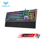 Gaming Mechanical Keyboard Retro Square Glowing Keycaps Backlit USB Wired 104 Anti-ghosting Gaming Keyboard for PC laptop - Discount Msrp 