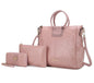 MKF Collection Zori Tote Handbag with Pouch and Wallet Vegan Leather Women by Mia k - Discount Msrp 