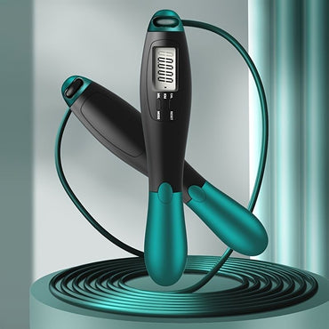 1pc Gym Fitness Smart Jump Rope With LCD Screen Counting Speed Skipping 2.8 M / 9.18ft - Discount Msrp 