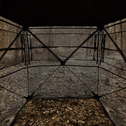 VEVOR Hunting Blind, 270° See Through Ground Blind, 2-3 Person Pop Up Deer Blind for Hunting with Carrying Bag, Portable Resilient Hunting Tent, One-Way See-Through Mesh for Turkey and Deer Hunting - Discount Msrp 