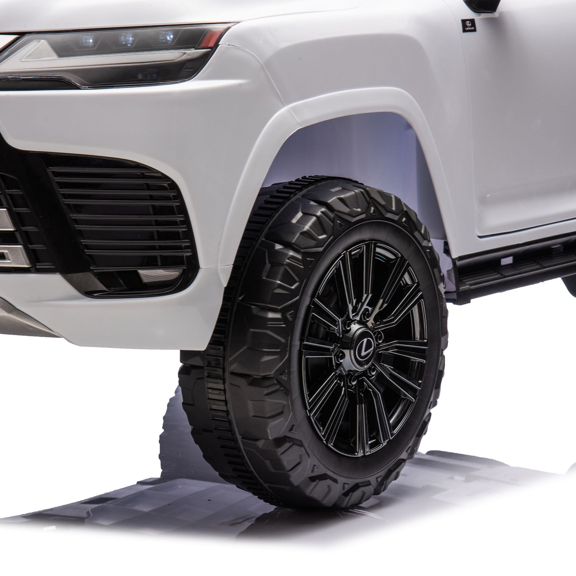 Licensed LEXUS LX600 24V Two-seater XXL Kids Ride On Car W/Parents Control,Seat width 20 inches,2WD,Four-wheel suspension,Bluetooth,MP3,Music,Power display,Speeds 1.86-3.11MPH For Kids. - Discount Msrp 