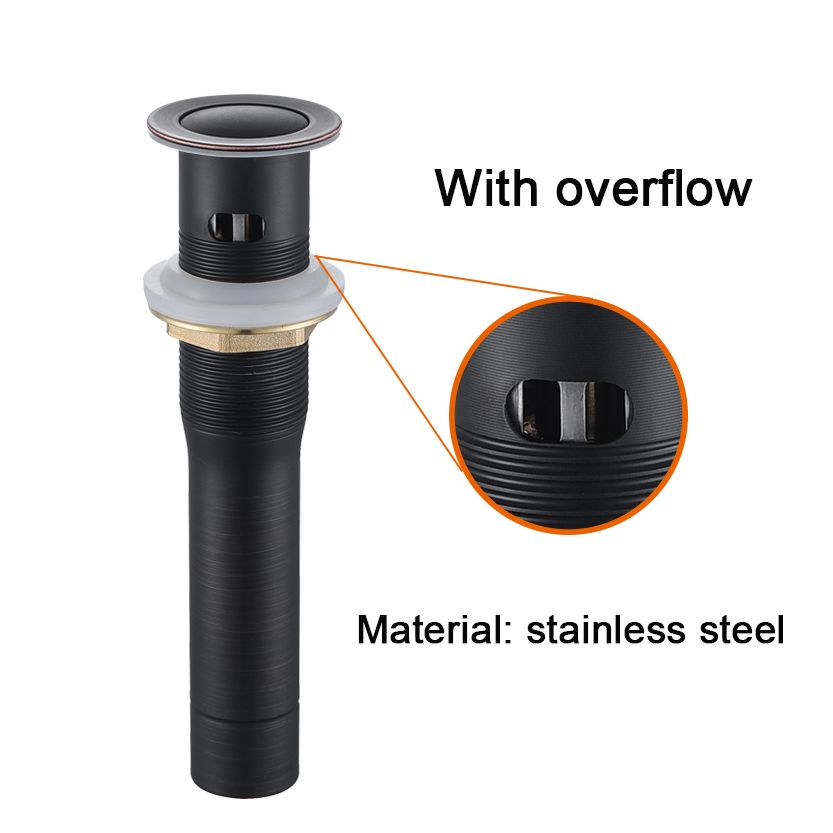 2-Handle 4-Inch Oil Rubbed Bronze Bathroom Faucet, Bathroom Vanity Sink Faucets with Pop-up Drain and Supply Hoses - Discount Msrp 