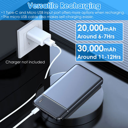 Power Bank Portable Phone Charger for Home Office Travel External Battery Pack with 1 Micro USB Cable Fit For IOSPhone 13/12 Samsung Galaxy S21 And More - Discount Msrp 