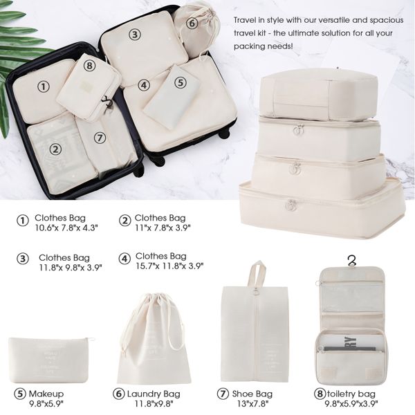 Hardshell Luggage Sets 4 pcs + Bag Spinner Suitcase with TSA Lock Lightweight-16"+20"+24"+28" Luggages - Discount Msrp 
