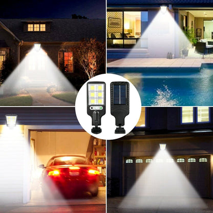 LED Solar Motion Sensor Light Bright Garden Outdoor Street Wall Lamp Solar Wall Lamp Lights Outdoor Road Lamp For Garden, Yard, Garage, Path - Discount Msrp 