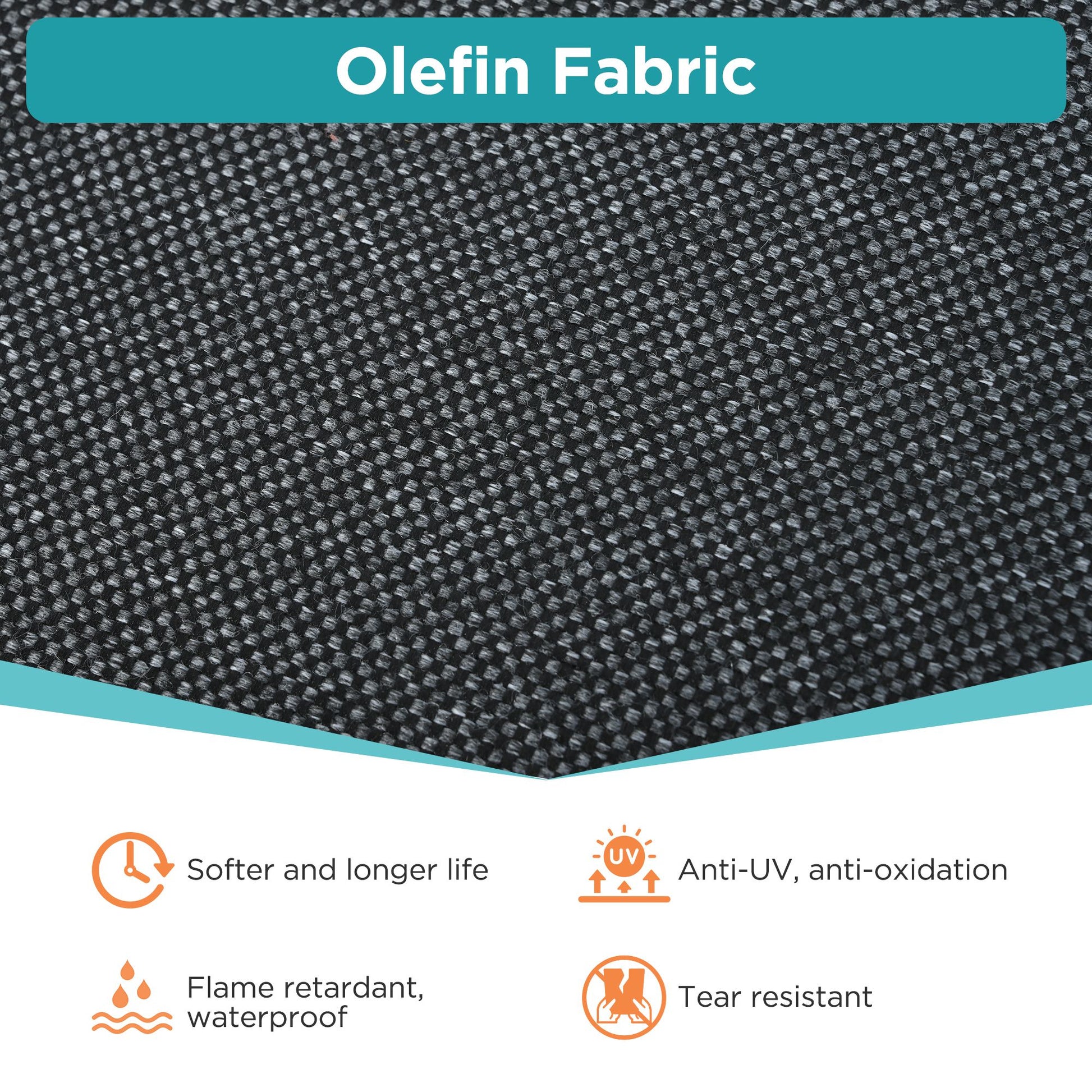 3-pieces Aluminum Frame Patio Furniture With 6.7" Thick Cushion And Coffee Table, All Weather Use Olefin fabric Outdoor Chair - Discount Msrp 