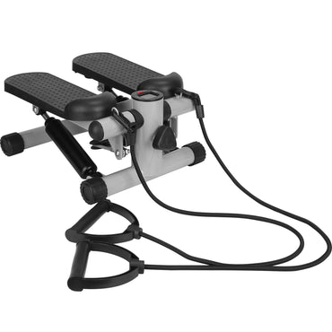 Exercise Stepper for Women Mini Fitness Stepper with 2 Resistance Bands LCD Monitor Max 330.7LBS Load Stair Stepper Quiet Stepper - Discount Msrp 